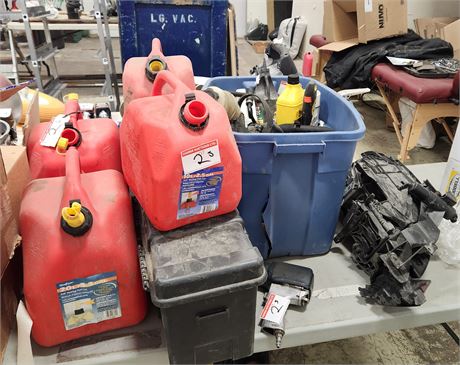 Jerry Cans, Impact Wrench & Misc. Auto Parts