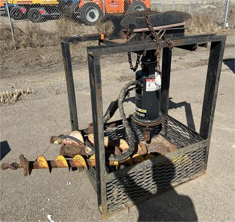 John Deere Excavator/ Post Hole Auger