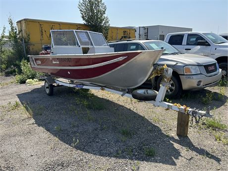 1988 Edson Admiral 16ft Boat with Trailer