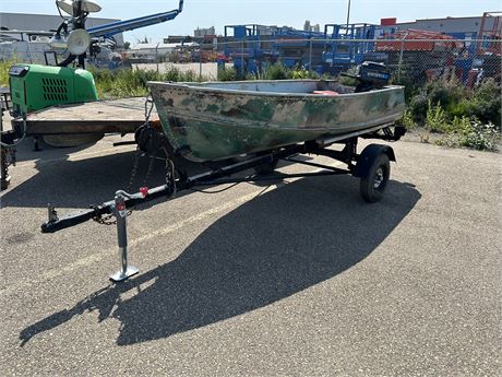 12ft Aluminum Boat with Trailer