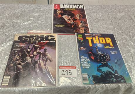 3x Key Magazines Incl. Epic #1