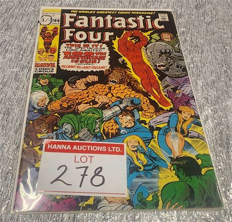 Fantastic Four #100 (Price Error Variant)