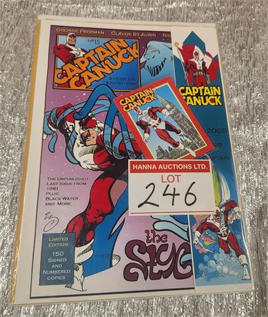 Captain Canuck #15 (150 signed & #ed copies kit)