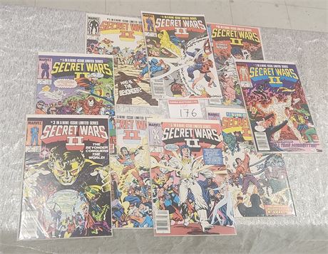 Secret Wars 2 #1-9 complete set