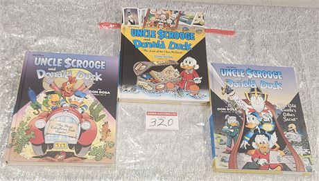 3x Don Rosa Disney Books #4 #9 #10 Graphic