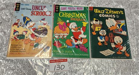 3x Key Disney Comics
