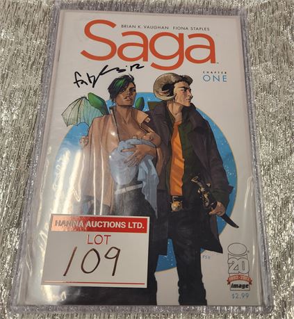 Saga #1 (6x 1st apperances signed by F. Staples)
