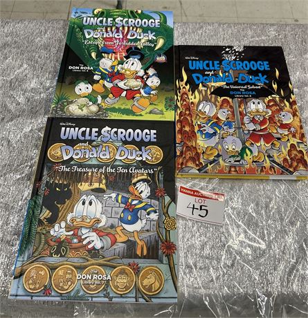 3 x Don Rosa Disney Books #6 #7 #8
