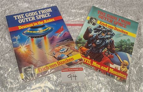 2x The Gods From Outer Space (E. Daniken. Scarce)