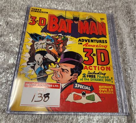 Scarce 3D Batman Magazine 1966