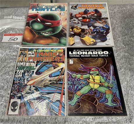 4 x TMNT Key Issues