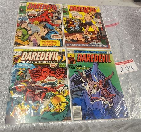 4x Daredevil #110 #159 #68 #70