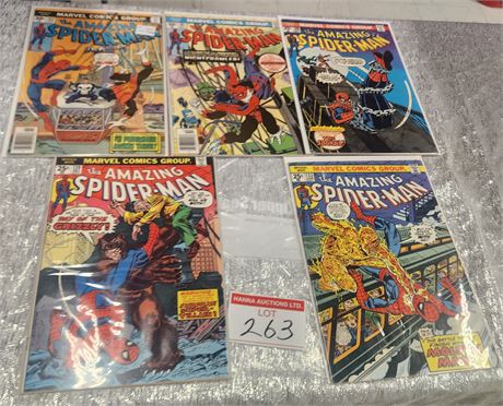 5x Key Spiderman Issues