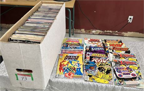Box of Comics Mix mostly Marvel/DC