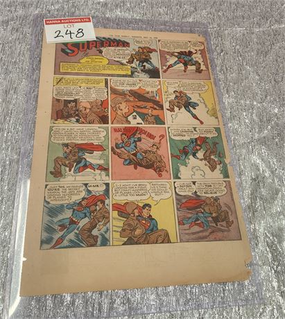 1945 Superman Star Weekly Page
